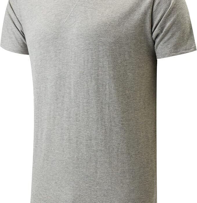 Cotton Hipster Hip Hop Longline Crewneck T-Shirt