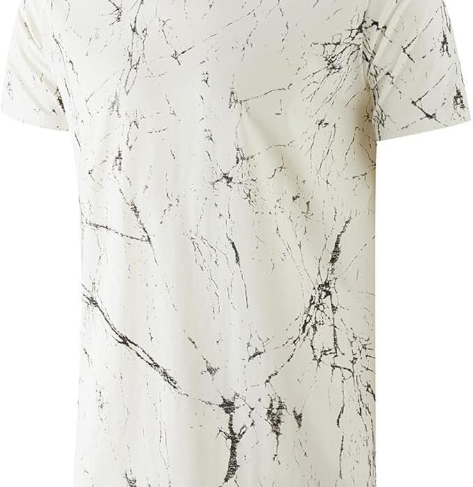 Mens 100 Cotton Hipster Hip Hop Shirts Slim Fit Summer Classic T-Shirts