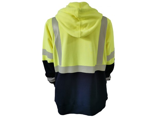 Modacrylic Cotton FR High Visibility Hoodie - Image 2